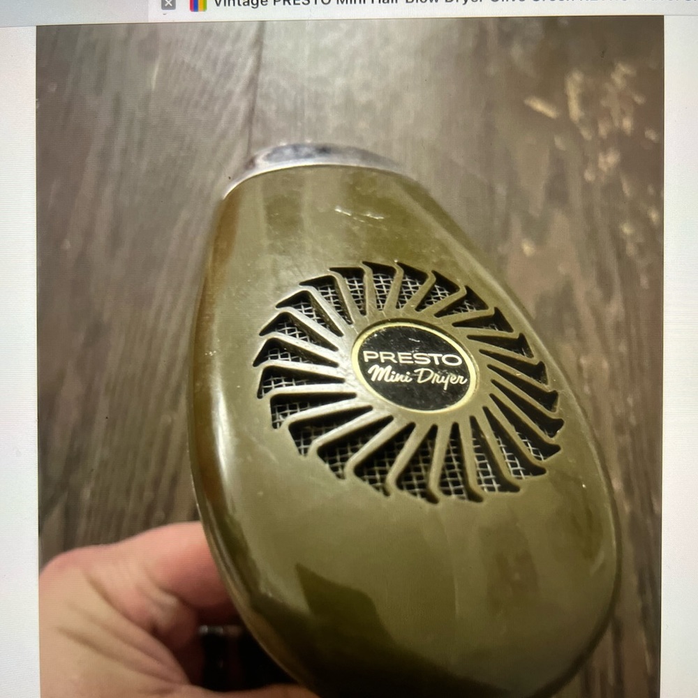 Vintage PRESTO Mini Hair Dryer